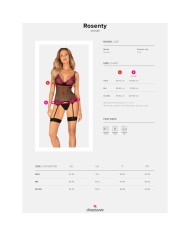 OBSESSIVE ROSENTY CORSET XS S