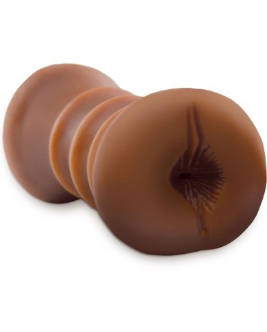 FETISH FANTASY EXTREME MASTURBADOR REALISTICO DOBLE ENTRADA VAGINA ANO MARRON