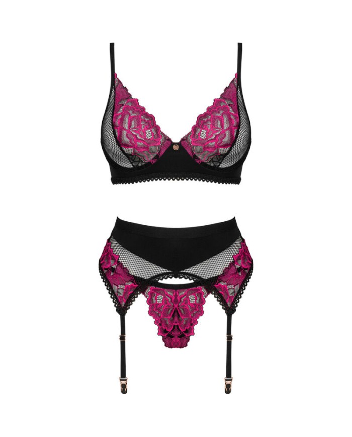 OBSESSIVE ROSENTY SET TRES PIEZAS XS S