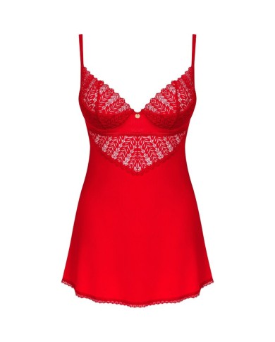 OBSESSIVE INGRIDIA CHEMISE TANGA ROJO XS S