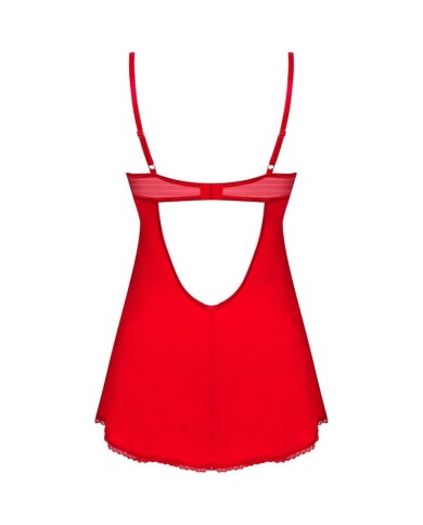 OBSESSIVE INGRIDIA CHEMISE TANGA ROJO XS S