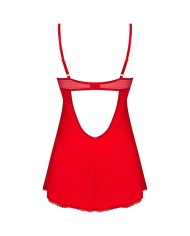 OBSESSIVE INGRIDIA CHEMISE TANGA ROJO XS S