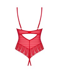 OBSESSIVE INGRIDIA CROTCHLESS TEDDY ROJO XS S