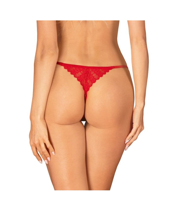 OBSESSIVE INGRIDIA TANGA CROTCHLESS ROJO XS S