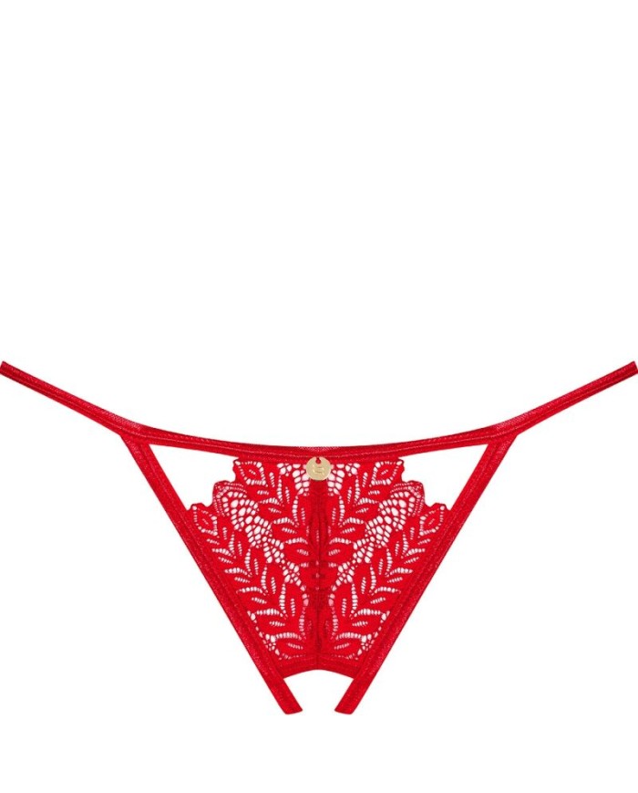 OBSESSIVE INGRIDIA TANGA CROTCHLESS ROJO XS S