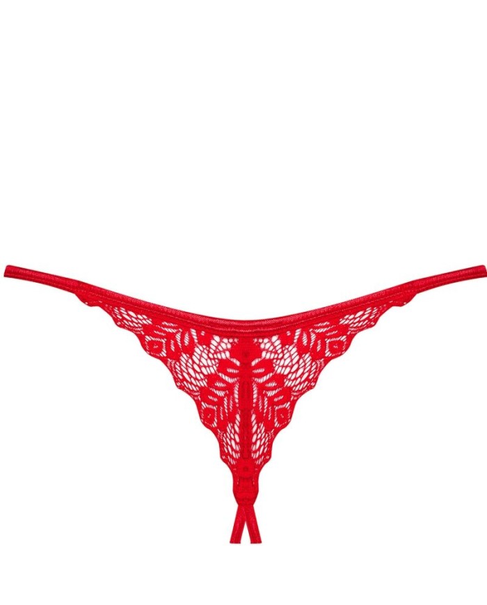 OBSESSIVE INGRIDIA TANGA CROTCHLESS ROJO XS S