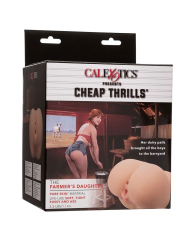 CALEXOTICS THE FARMERS DAUGHTER DOBLE MASTURBADOR REALISTICO NATURAL