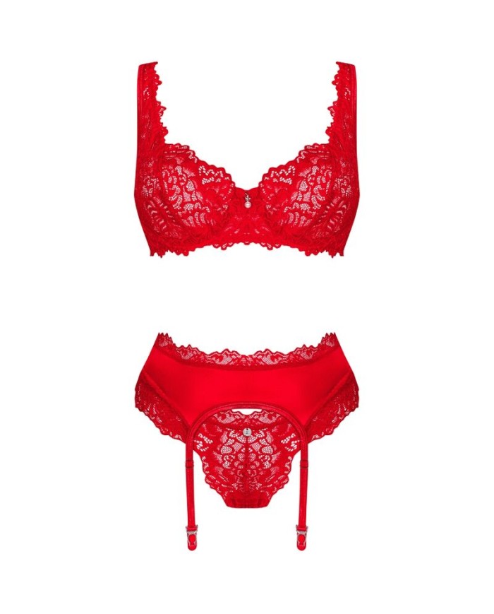 OBSESSIVE AMOR CHERRIS SET 3 PIEZAS S M