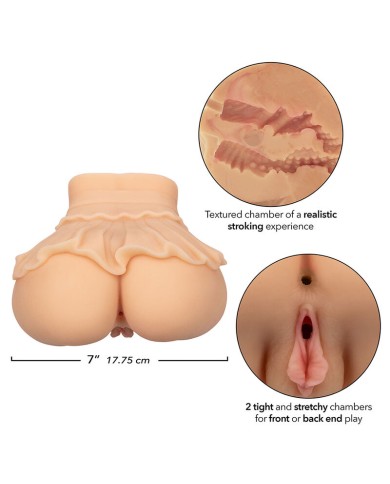 CALEXOTICS THE PEEP SHOW GIRL DOBLE MASTURBADOR REALISTICO NATURAL