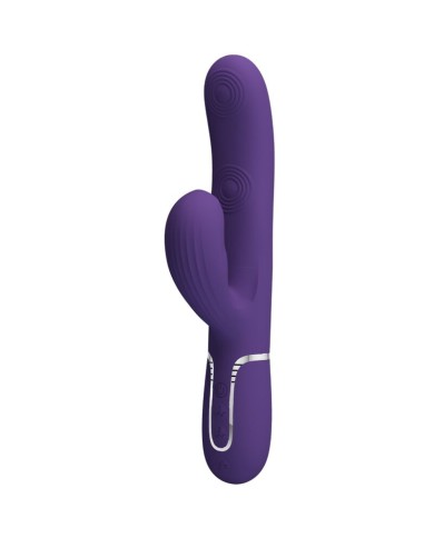 PRETTY LOVE PERLITA VIBRADOR PUNTO G 3 EN 1 MULTIFUNCIoN MORADO