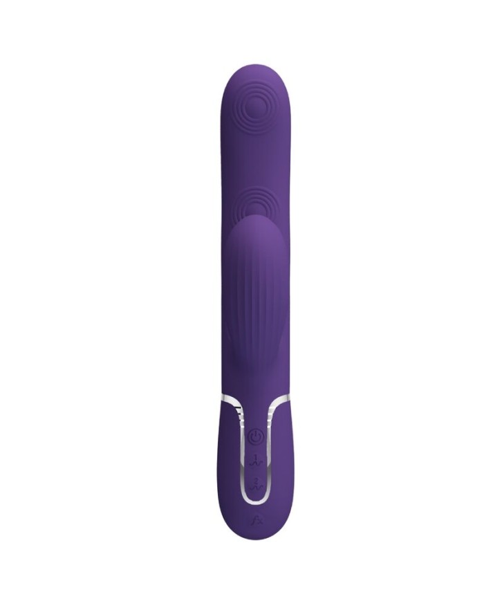 PRETTY LOVE PERLITA VIBRADOR PUNTO G 3 EN 1 MULTIFUNCIoN MORADO