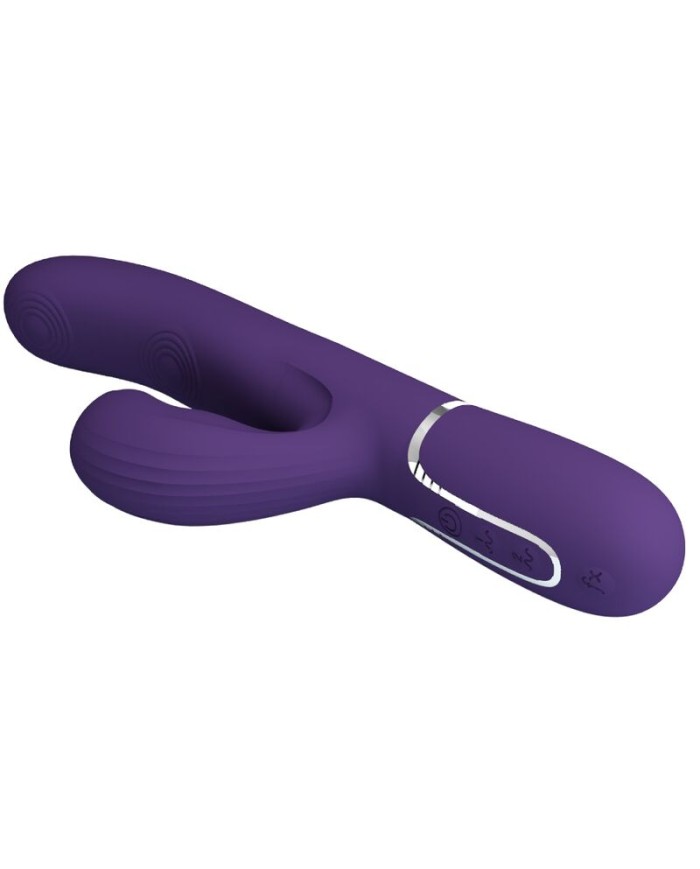 PRETTY LOVE PERLITA VIBRADOR PUNTO G 3 EN 1 MULTIFUNCIoN MORADO