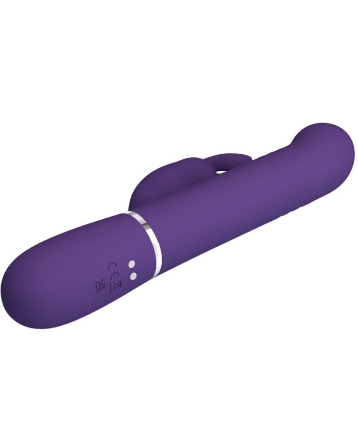 PRETTY LOVE COALE VIBRADOR RABBIT 4 EN 1 MORADO