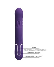 PRETTY LOVE COALE VIBRADOR RABBIT 4 EN 1 MORADO