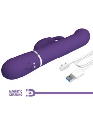 PRETTY LOVE COALE VIBRADOR RABBIT 4 EN 1 MORADO