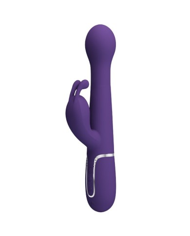 PRETTY LOVE DEJON VIBRADOR RABBIT 3 EN 1 MULTIFUNCIoN MORADO