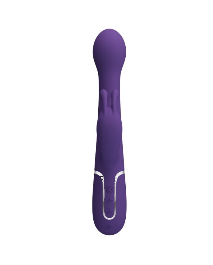 PRETTY LOVE DEJON VIBRADOR RABBIT 3 EN 1 MULTIFUNCIoN MORADO