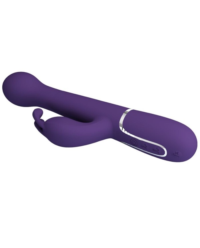 PRETTY LOVE DEJON VIBRADOR RABBIT 3 EN 1 MULTIFUNCIoN MORADO