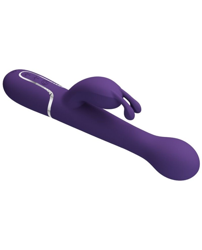 PRETTY LOVE DEJON VIBRADOR RABBIT 3 EN 1 MULTIFUNCIoN MORADO