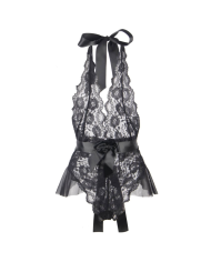 QUEEN LINGERIE TEDDY ESCOTADO DE ENCAJES L XL