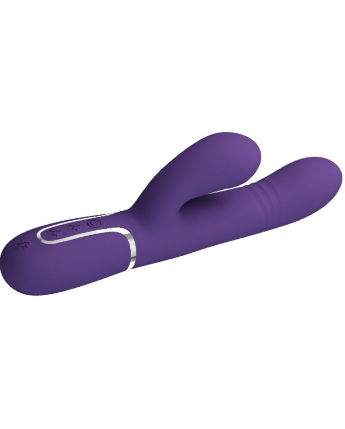 PRETTY LOVE VIBRADOR PUNTO G MULTIFUNCIoN MORADO