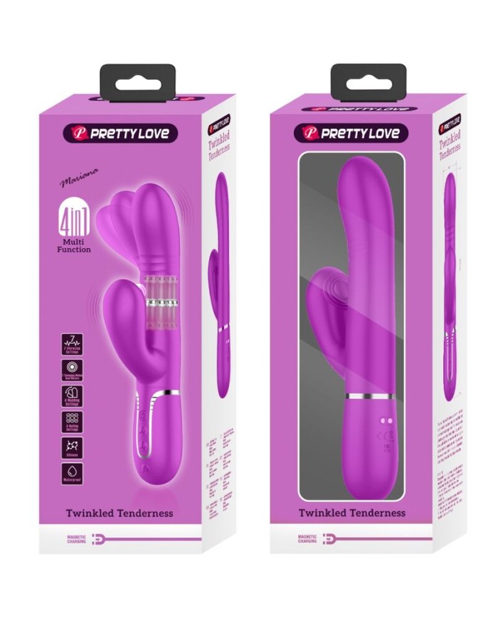 PRETTY LOVE VIBRADOR PUNTO G MULTIFUNCIoN FUCSIA