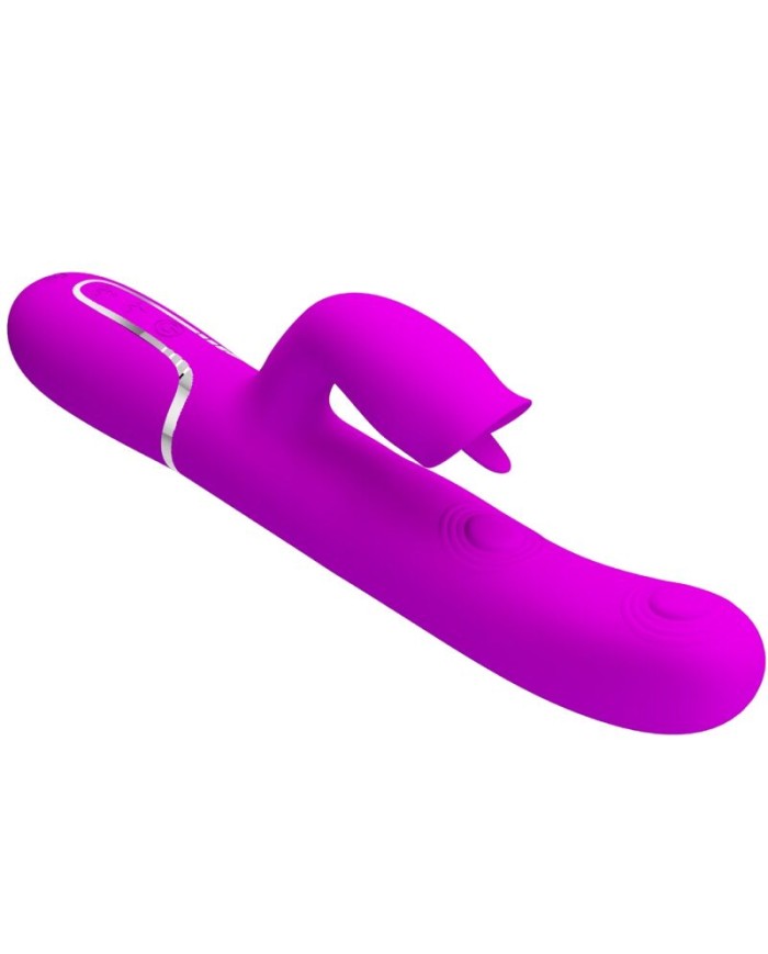 PRETTY LOVE VIBRADOR RABBIT CON LICKING FUCSIA