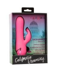 CALEXOTICS SACRAMENTO SWEETIE VIBRADOR RABBIT ROSA BY CALIFORNIA DREAMING