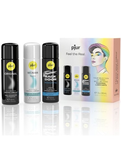 PJUR PRIDE SET PREMIUM LUBRICANTES 3 X 30 ML