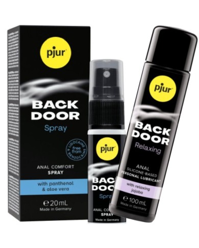 PJUR BACK DOOR SET DE LUBRICANTE ANAL Y SPRAY