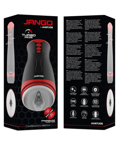 JAMYJOB JANGO MASTURBADOR DE COMPRENSION Y VIBRACION JAMYJOB JANGO MASTURBADOR DE COMPRENSION Y VIBRACION