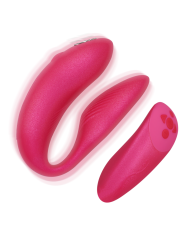 WE VIBE CHORUS VIBRADOR PAREJAS CON CONTROL SQUEEZE ROSA