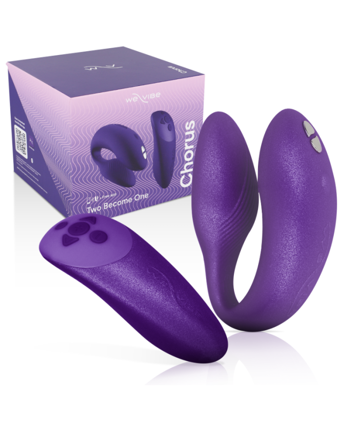 WE VIBE CHORUS VIBRADOR PAREJAS CON CONTROL SQUEEZE LILA