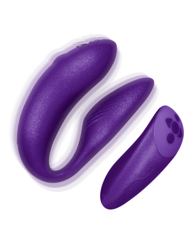 WE VIBE CHORUS VIBRADOR PAREJAS CON CONTROL SQUEEZE LILA