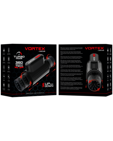 JAMYJOB VORTEX MASTURBADOR TURBO CON EMPUJE Y ROTACION 360 UP AND DOWN JAMYJOB VORTEX MASTURBADOR TURBO CON EMPUJE Y ROTACION 360 UP AND DOWN