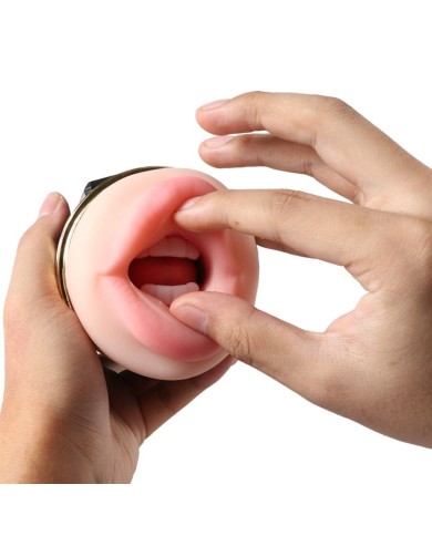 SHEQU KAY MASTURBADOR DOBLE CON VIBRACION DUAL BOCA Y VAGINA SHEQU KAY MASTURBADOR DOBLE CON VIBRACION DUAL BOCA Y VAGINA