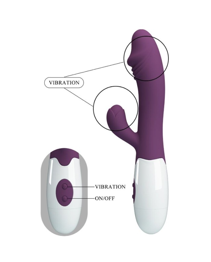 PRETTY LOVE SNAPPY VIBRADOR PUNTO G MORADO