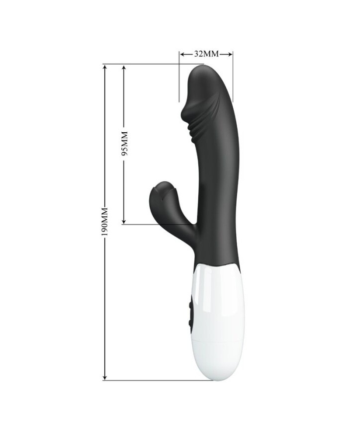 PRETTY LOVE SNAPPY VIBRADOR PUNTO G NEGRO