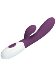 PRETTY LOVE ALVIS VIBRADOR RABBIT PUNTO G MORADO