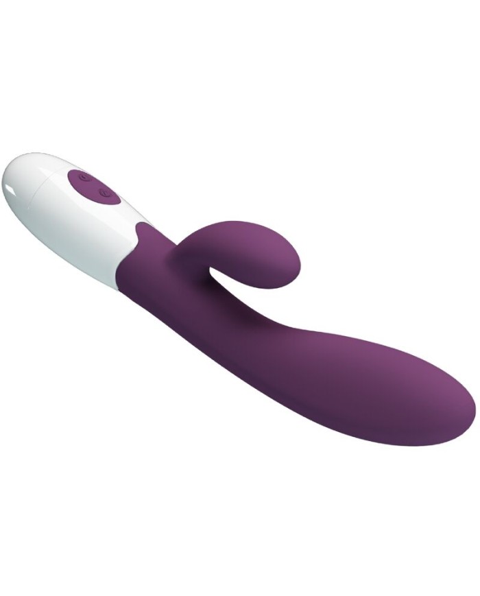 PRETTY LOVE ALVIS VIBRADOR RABBIT PUNTO G MORADO