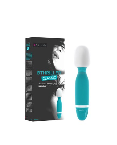 B SWISH BTHRILLED CLASSIC WAND VIBRATOR JADE B SWISH BTHRILLED CLASSIC WAND VIBRATOR JADE