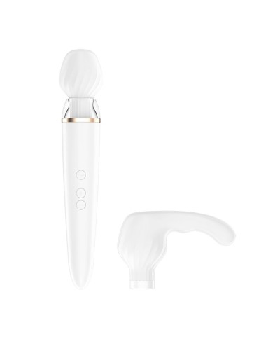 SATISFYER DOUBLE WANDER APP BLANCO SATISFYER DOUBLE WANDER APP BLANCO