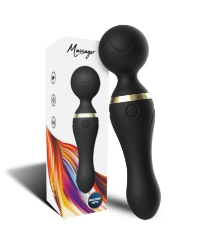 ARMONY FREEZA MASAJEADOR VIBRADOR CABEZA FLEXIBLE NEGRO