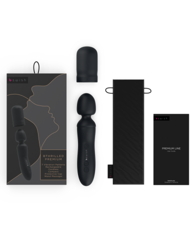 B SWISH BTHRILLED VIBRADOR WAND PREMIUM NEGRO B SWISH BTHRILLED VIBRADOR WAND PREMIUM NEGRO