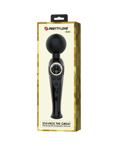 PRETTY LOVE SKYLER VIBRADOR WAND NEGRO PRETTY LOVE SKYLER VIBRADOR WAND NEGRO