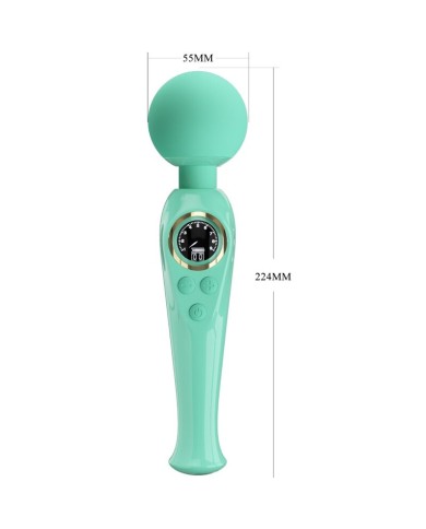 PRETTY LOVE SKYLER VIBRADOR WAND VERDE PRETTY LOVE SKYLER VIBRADOR WAND VERDE