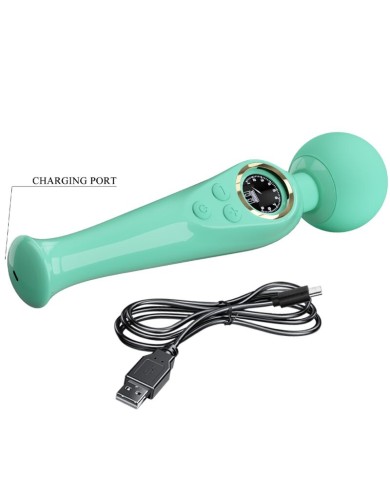 PRETTY LOVE SKYLER VIBRADOR WAND VERDE PRETTY LOVE SKYLER VIBRADOR WAND VERDE