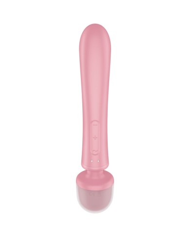 SATISFYER TRIPLE LOVER MASAJEADOR VIBRADOR RABBIT ROSA