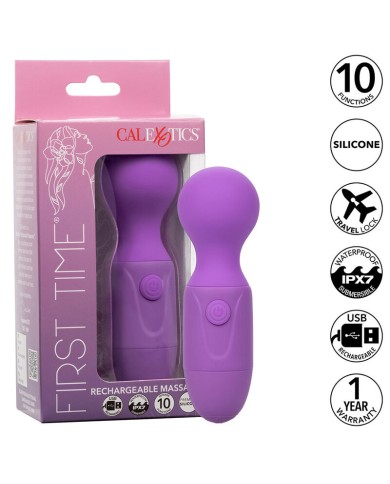 CALEXOTICS FIRST TIME MASAJEADOR RECARGABLE 10 VIBRACIONES VIOLETA CALEXOTICS FIRST TIME MASAJEADOR RECARGABLE 10 VIBRACIONES VIOLETA