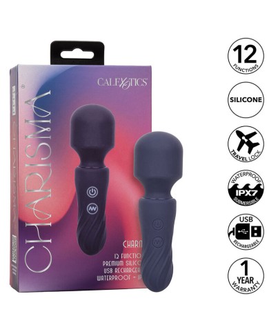 CALEXOTICS CHARISMA CHARM MASAJEADOR 12 FUNCIONES MORADO